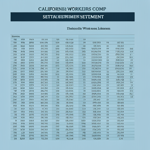 California Workers Comp Settlement Chart: A Complete Guide to Maximizing Your Settlement